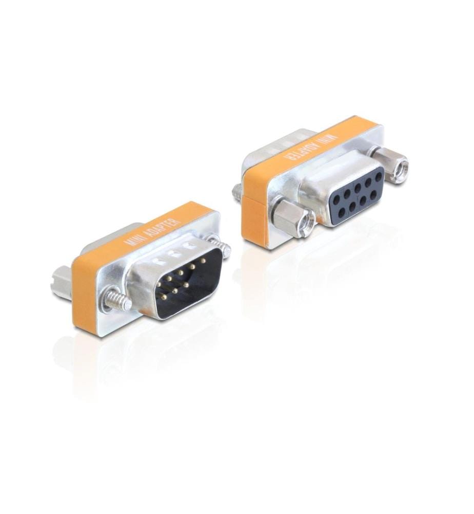 Adaptateur Null Modem Delock DB9 RS-232 m -f