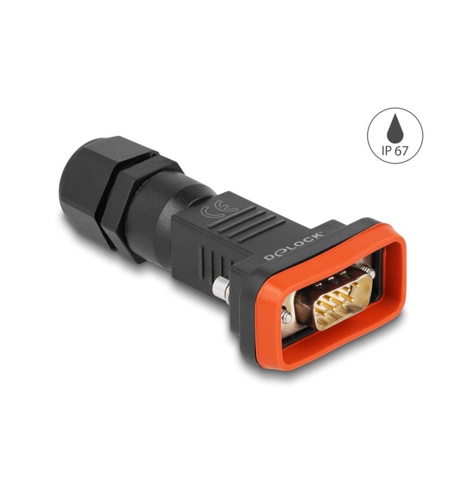 Adaptateur Delock D-Sub HD 9 broches avec boîtier étanche IP67