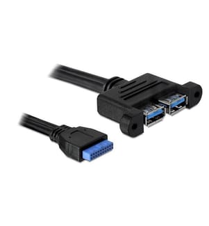 Adaptateur Delock USB 3.0 Connecteur USB - Prise USB-A