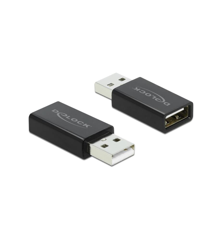 Delock Adaptateur USB 2.0, Bloqueur de données fiche USB-A - prise USB-A