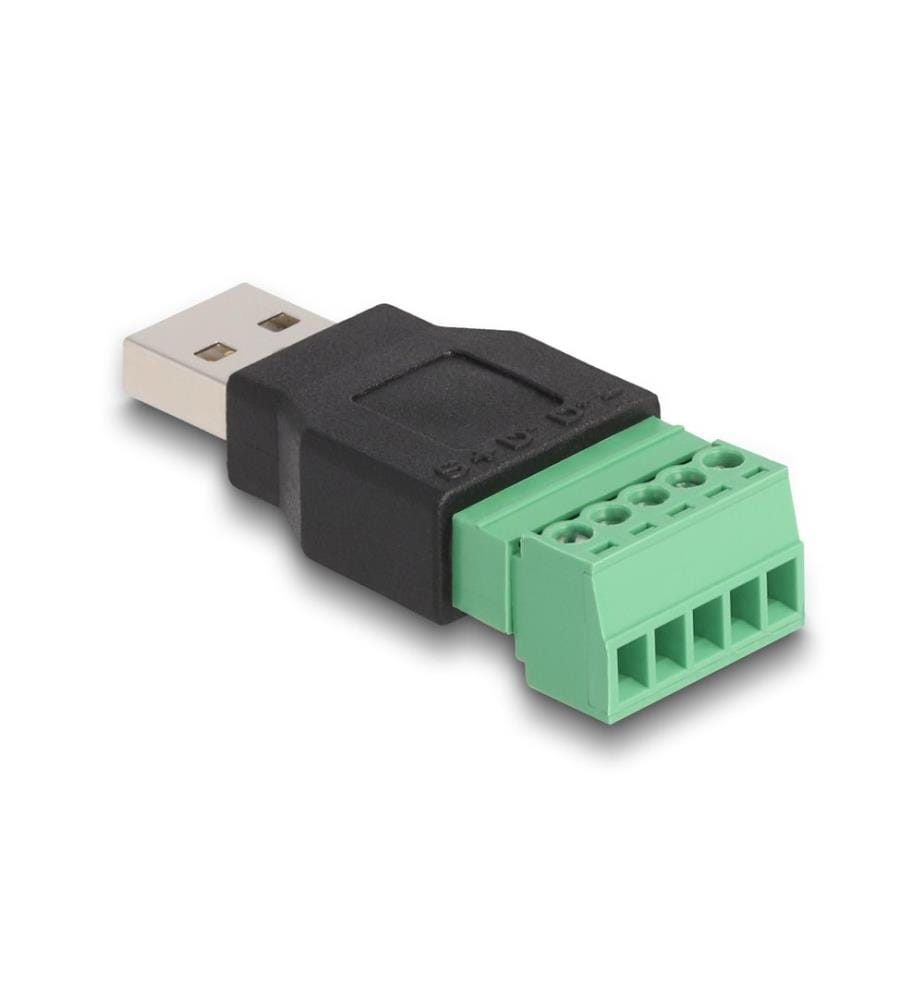 Adaptateur Delock USB 2.0 USB-A mâle - Bloc de jonction