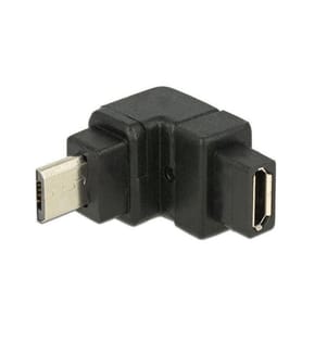 Delock Adaptateur USB 2.0 USB-MicroB mâle - USB-MicroB femelle