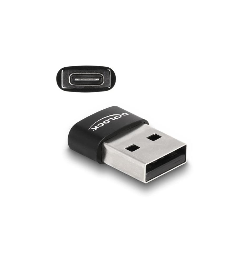 Delock USB 2.0 Adapter USB-A Stecker - USB-C Buchse