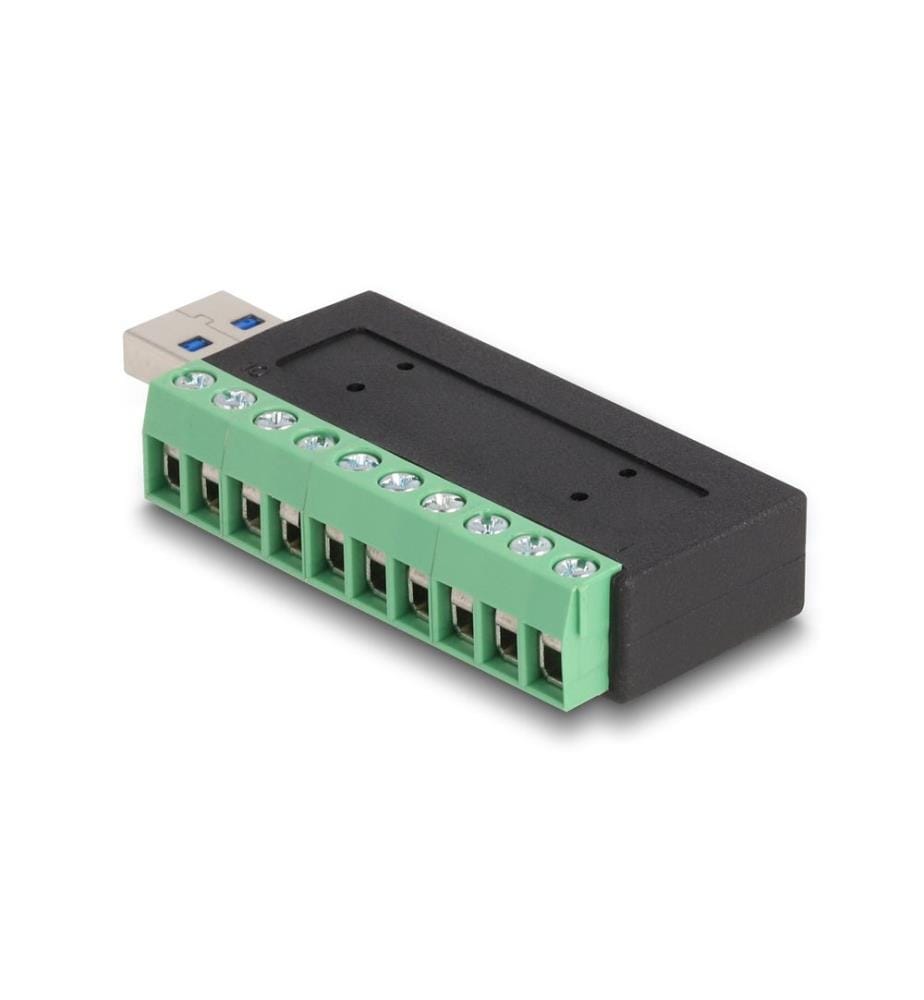 Delock USB-Adapter USB-A Stecker - Terminalblock