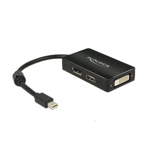 Multi-adaptateur Delock Mini-DisplayPort – HDMI/DVI-D/DP