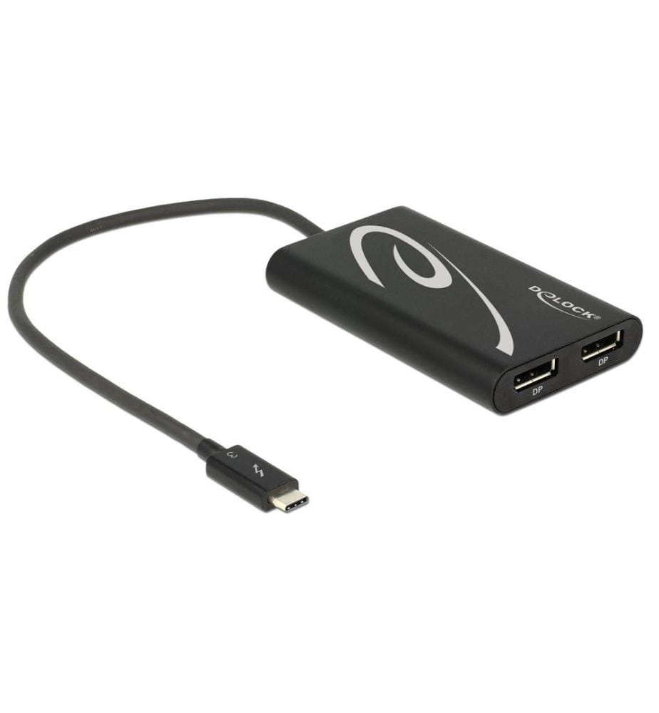 Delock Câble adaptateur 2 x DP f Thunderbolt 3 - DisplayPort