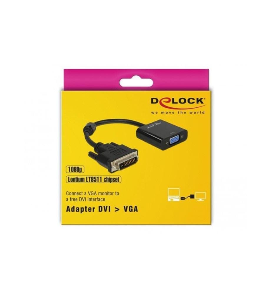 Delock Convertisseur DVI-D - VGA