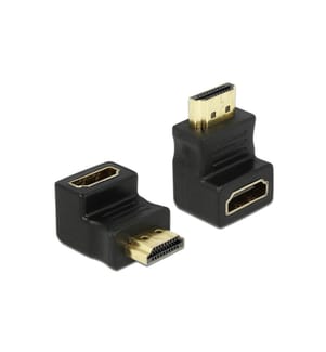 Delock Adaptateur coudé vers le bas à 90° HDMI - HDMI