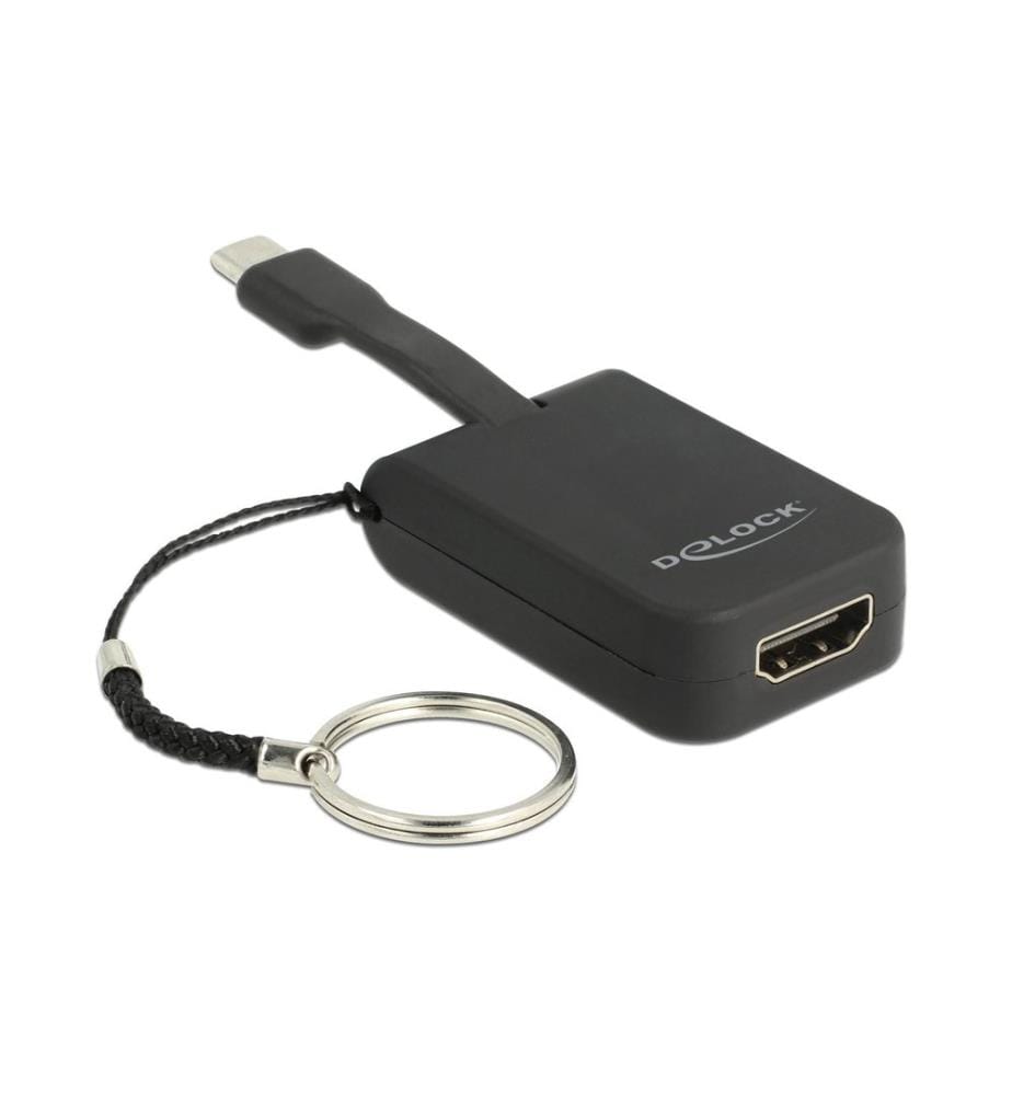 Delock Adapter USB Type-C – HDMI 4K, 30Hz, mit Schlüsselanhänger
