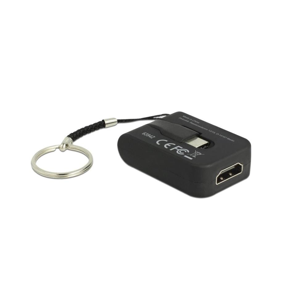 Delock Adapter USB Type-C – HDMI 4K, 30Hz, mit Schlüsselanhänger