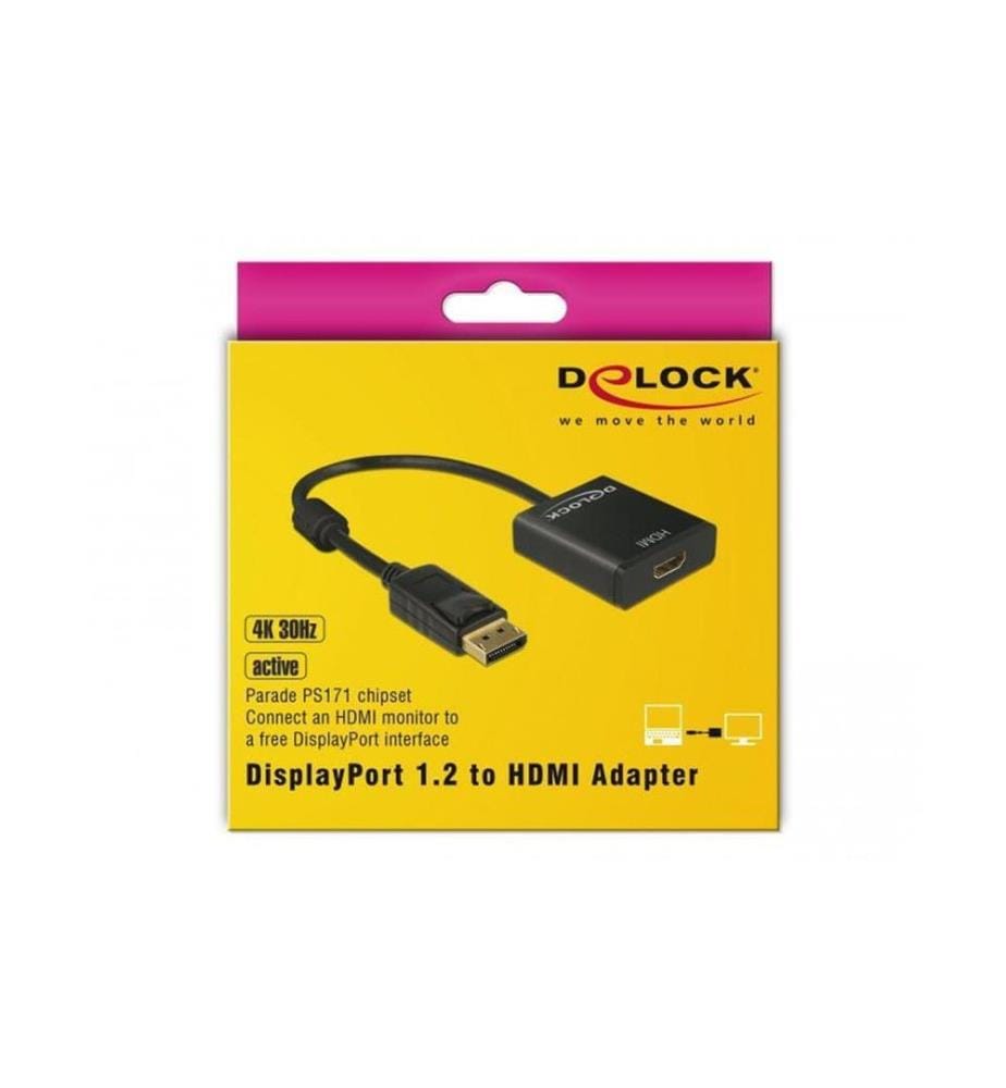 Delock Convertisseur DP - HDMI Noir