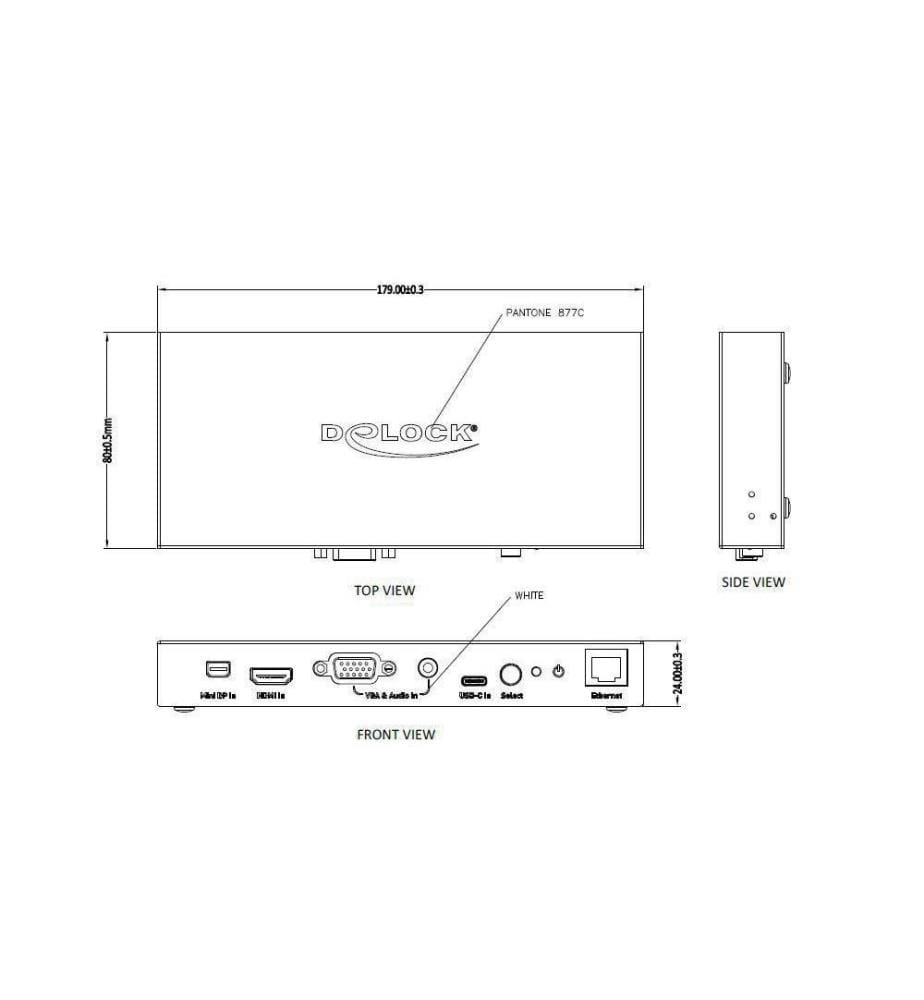 Delock Convertisseur Multi-AV HDMI, 4K 60 Hz 7 ports