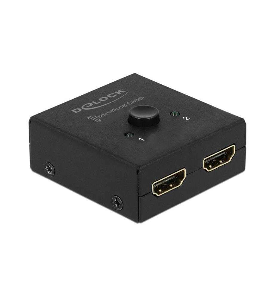 Commutateur Delock 2 entrées-1 sortie, 1 entrée-2 sorties HDMI 4K/60Hz, bidirectionnel