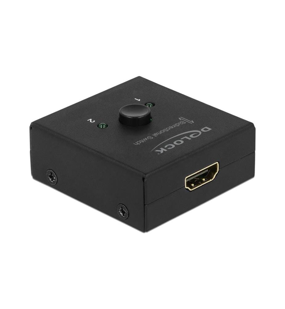 Commutateur Delock 2 entrées-1 sortie, 1 entrée-2 sorties HDMI 4K/60Hz, bidirectionnel