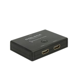 Commutateur Delock 2 entrées-1 sortie, 1 entrée-2 sorties HDMI 4K/60Hz, bidirectionnel