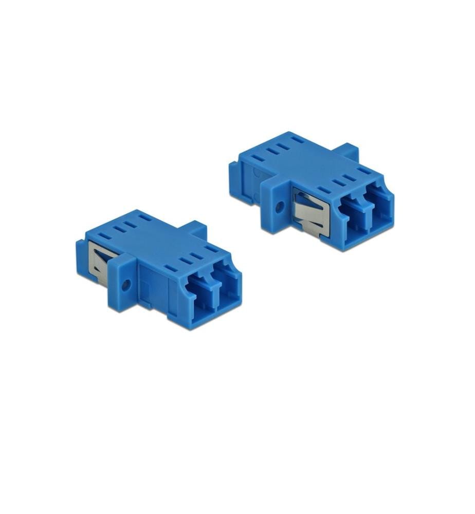 Delock LWL-Kupplung 2 Stück Singlemode LC – LC, OS2, Duplex