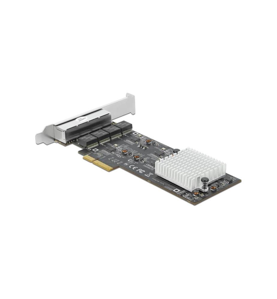 Delock Network Card 4x 2.5Gbps, RTL8125B PCI-Express x4