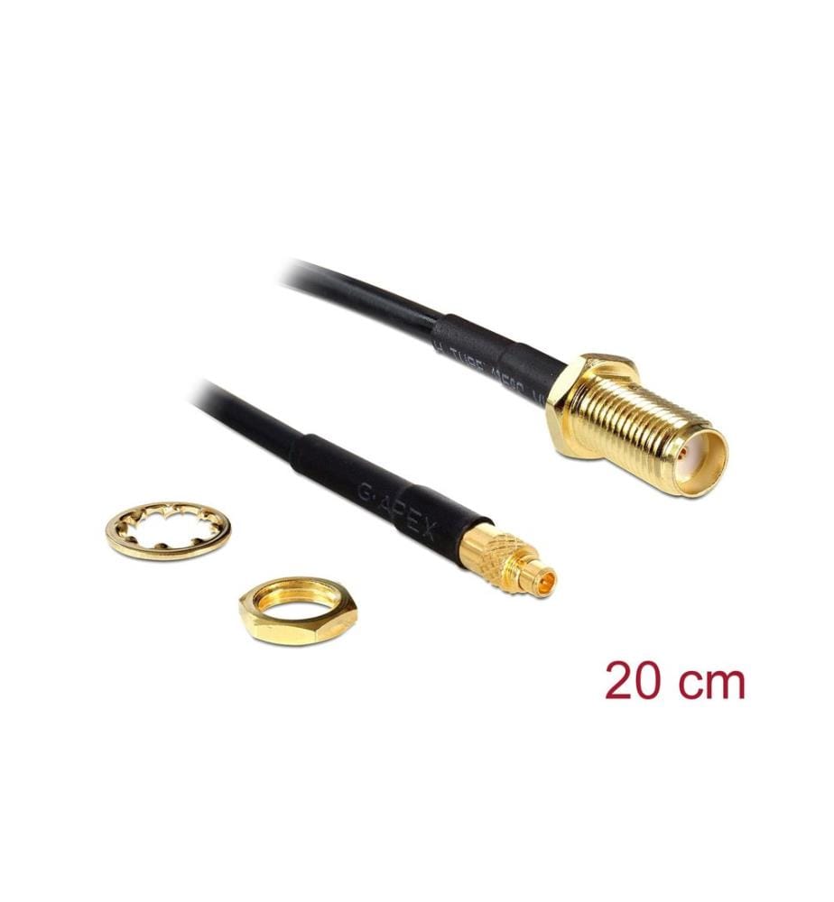 Delock Câble d'antenne MMCX/SMA à MMCX, 0.2 m