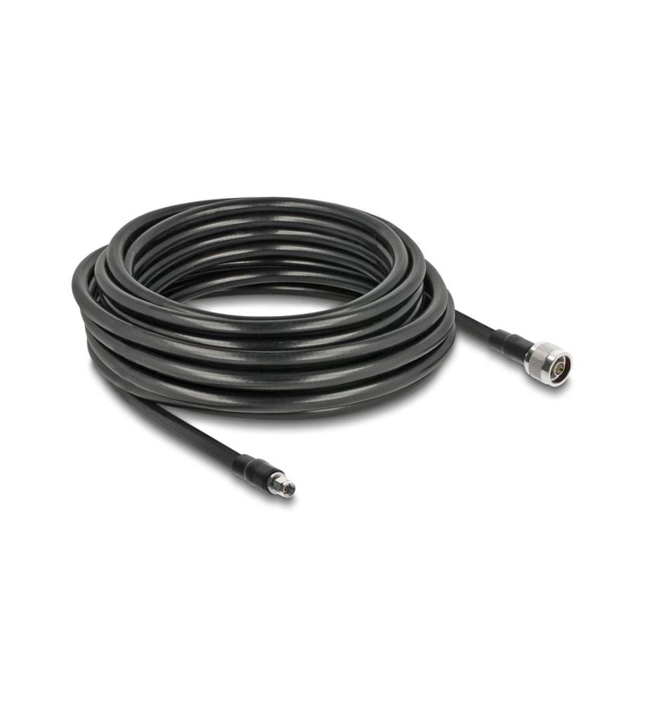 Delock Câble d'antenne RP-SMA/N-Type à RP-SMA, 10 m