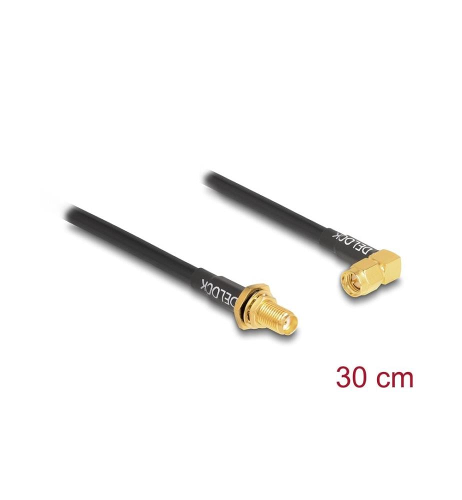 Delock Antennenkabel SMA Bu zu SMA St 30 cm SMA zu SMA, 0.3 m