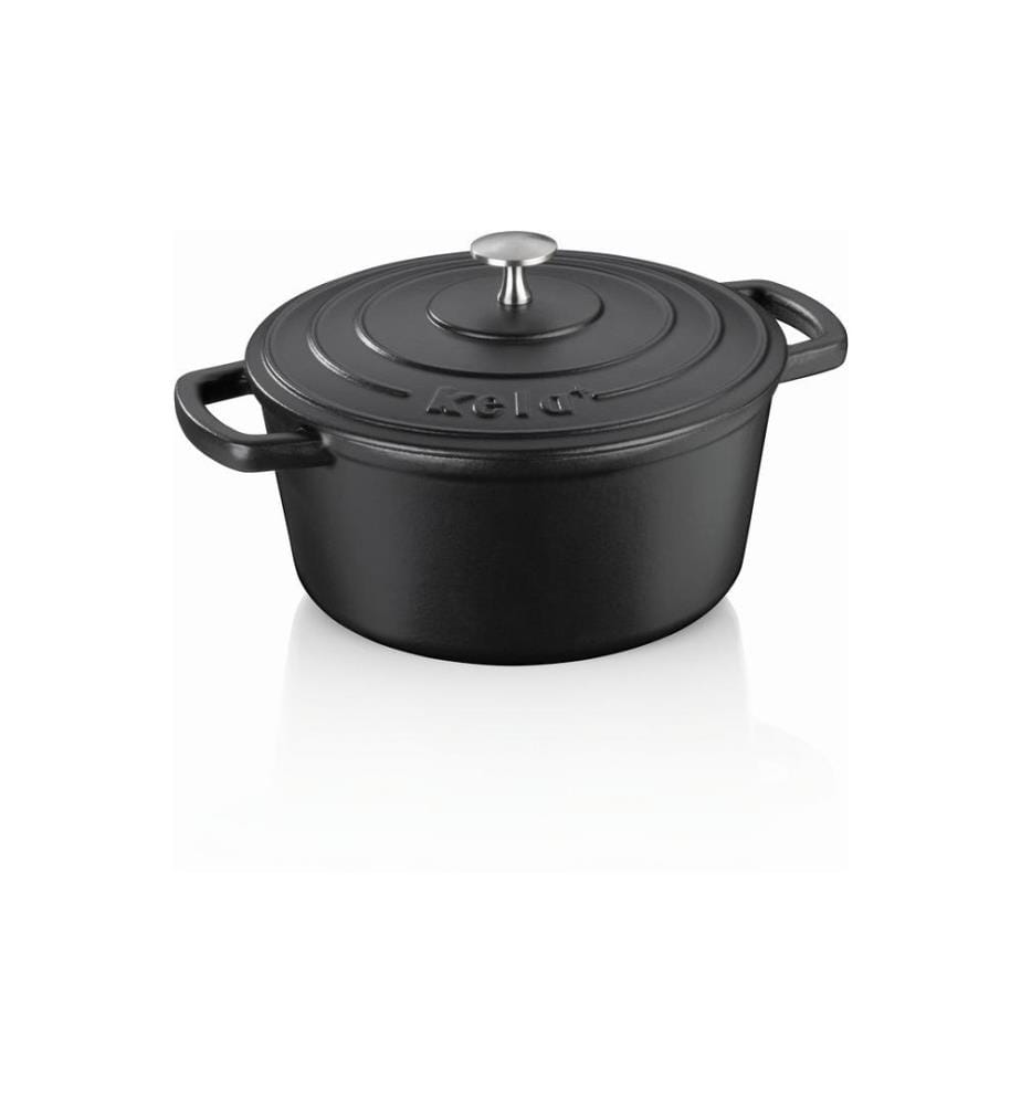 KELA - Bräter Calido rund 24 cm, Schwarz