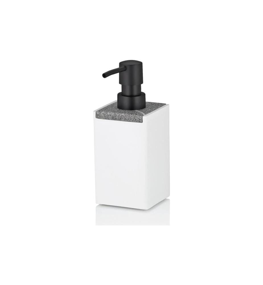 KELA - Distributeur de savon Cube 300 ml, Blanc
