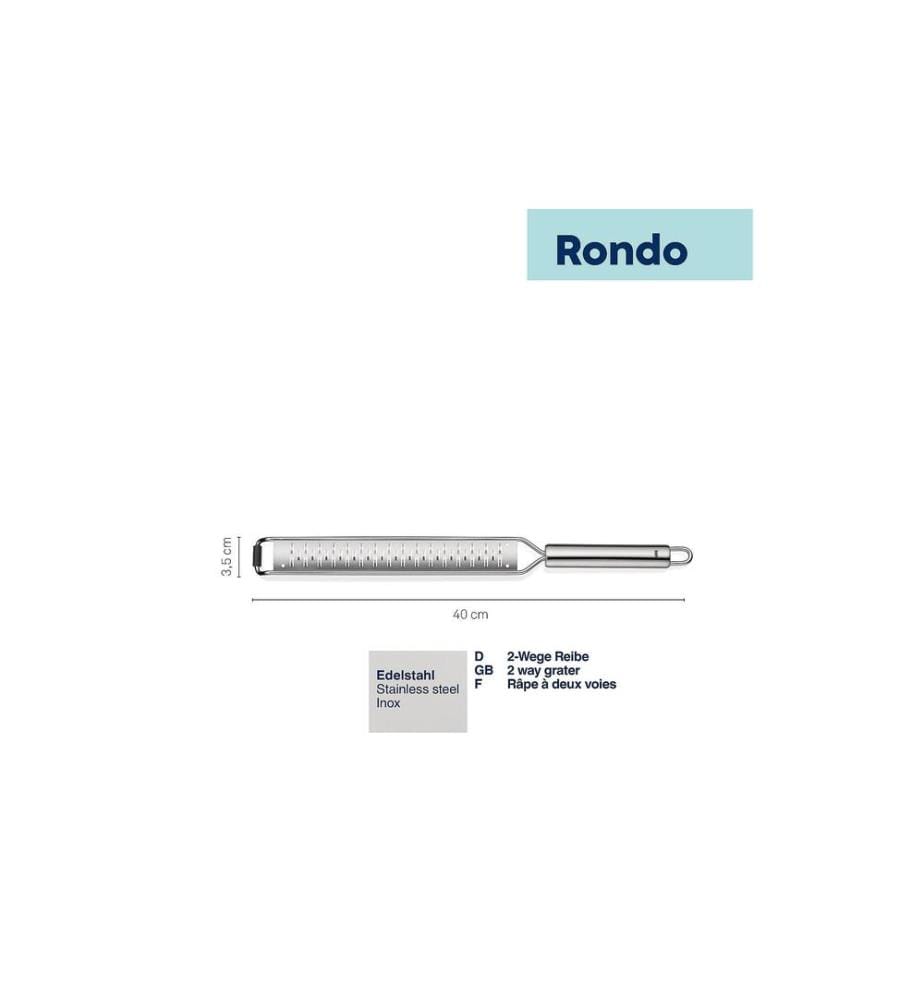 KELA - Râpe de cuisine Rondo 2 voies Argenté