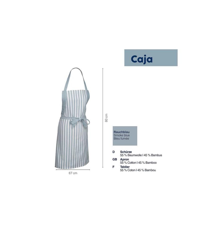 KELA - Tablier de cuisine Caja 80 x 67 cm, Bleu