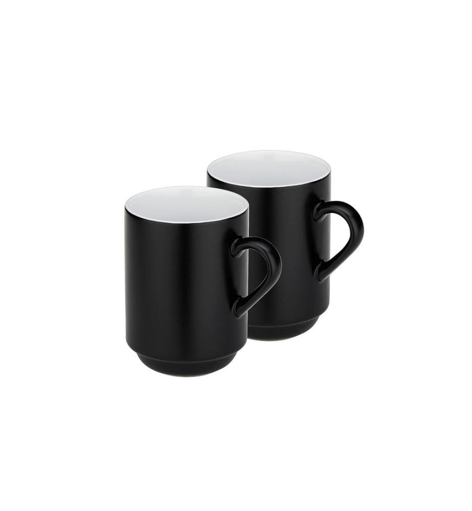 KELA - Kaffeetasse 300 ml, 2 Stück, Schwarz