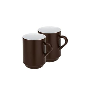 KELA - Kaffeetasse 300 ml, 2 Stück, Braun