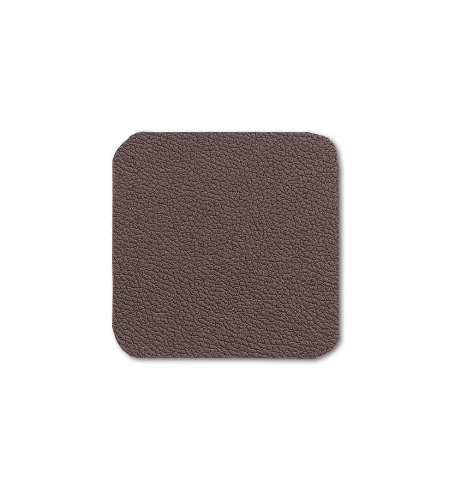 KELA - Dessous de verre Kimara 10 x 10 cm, 4 pièces, marron