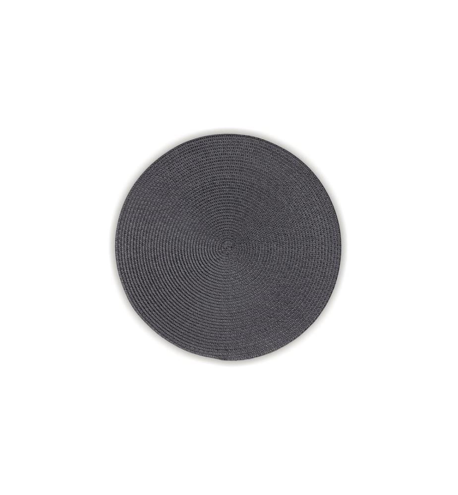 KELA - Set de table Kimya 38 cm, gris foncé