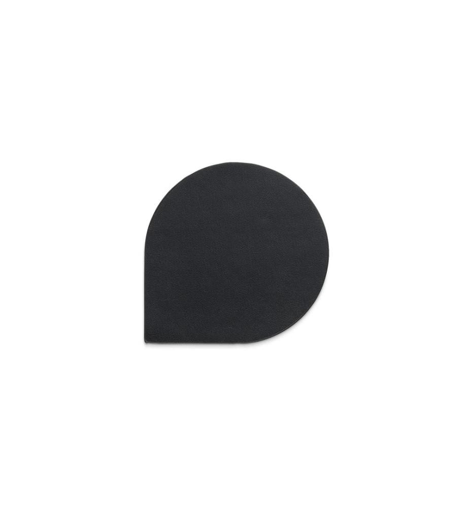 KELA - Glasuntersetzer Edel 10 x 10 cm, Schwarz