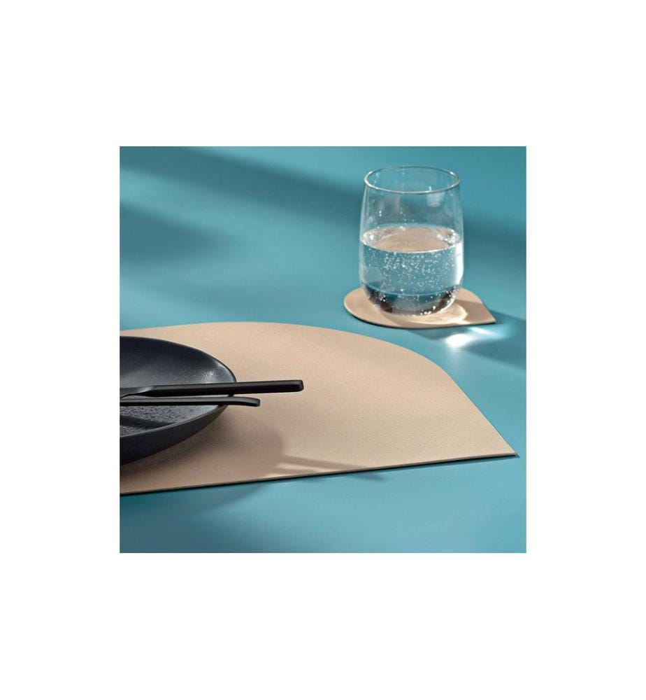KELA - Glasuntersetzer Edel 10 x 10 cm, Schwarz