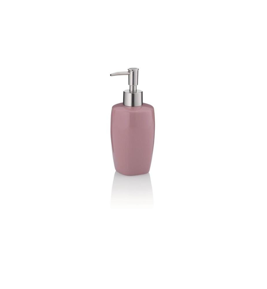 KELA - Distributeur de savon Linando 400 ml, Rosé