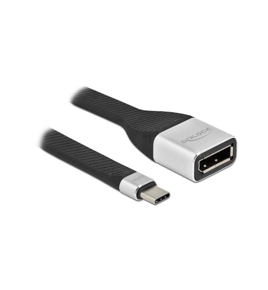 DELOCK - Câble Câble plat FPC USB type C - DisplayPort, 0.14 m