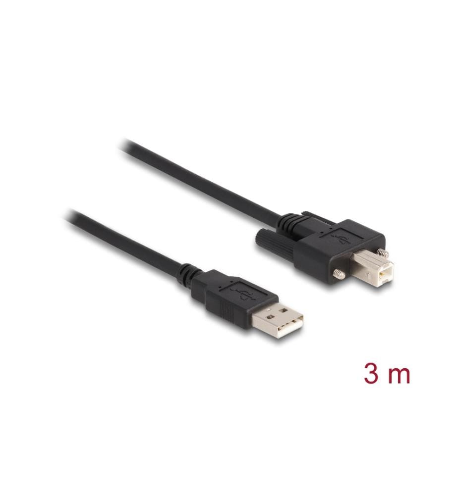 DELOCK - Câble USB 2.0 USB A - USB B 3 m