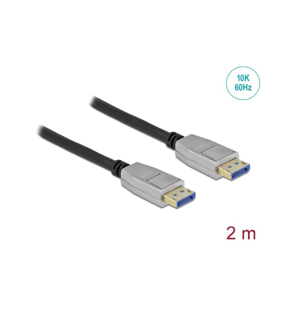 DELOCK - Câble 10K 60Hz, 54Gbps DisplayPort - DisplayPort, 2 m