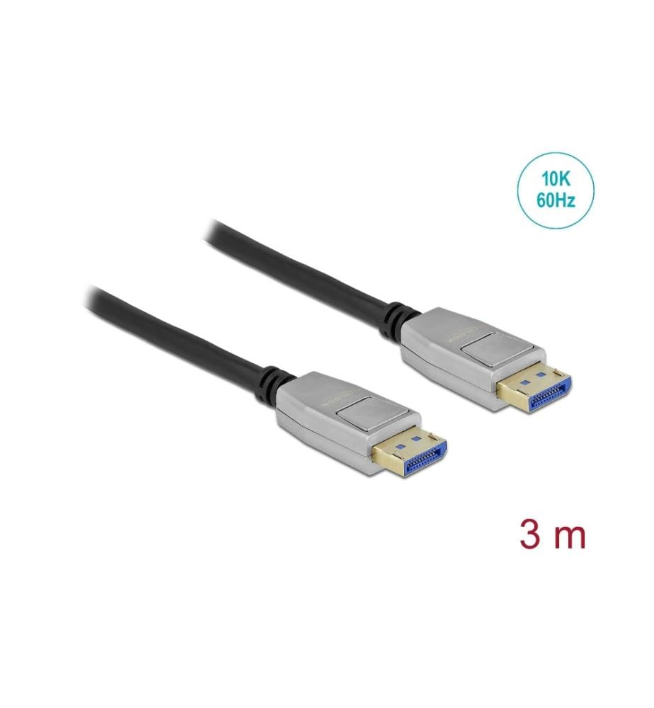 DELOCK - Câble 10K 60Hz, 54Gbps DisplayPort - DisplayPort, 3 m