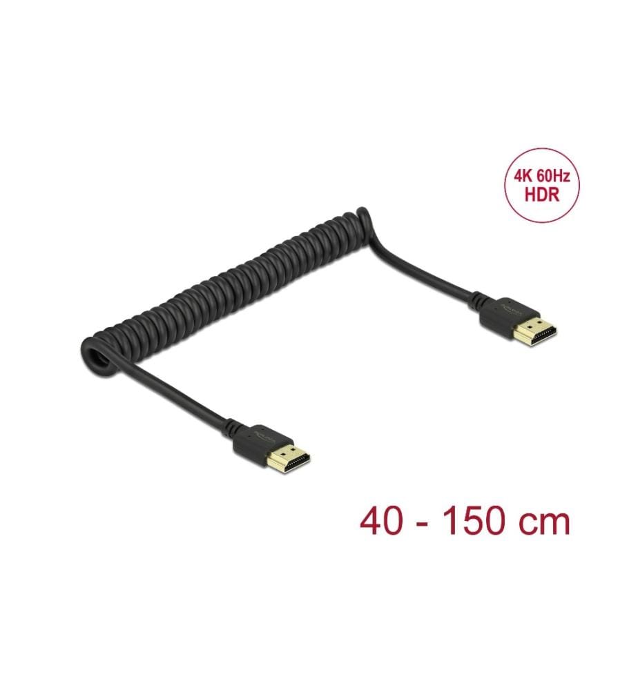 DELOCK - Kabel 4K 60Hz HDMI - HDMI, 1.5 m