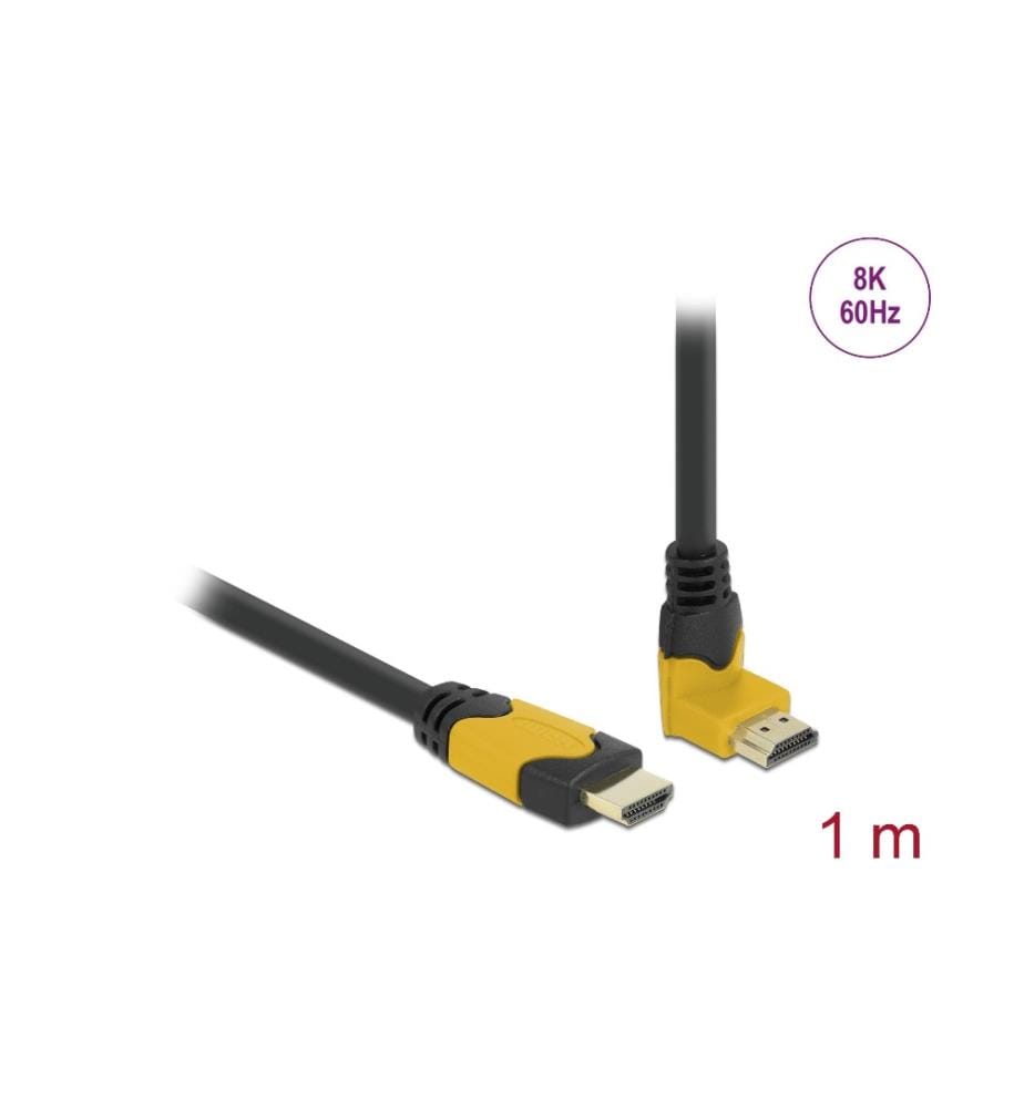 DELOCK - Câble Angulé vers le haut 8K 60Hz HDMI - HDMI, 1 m