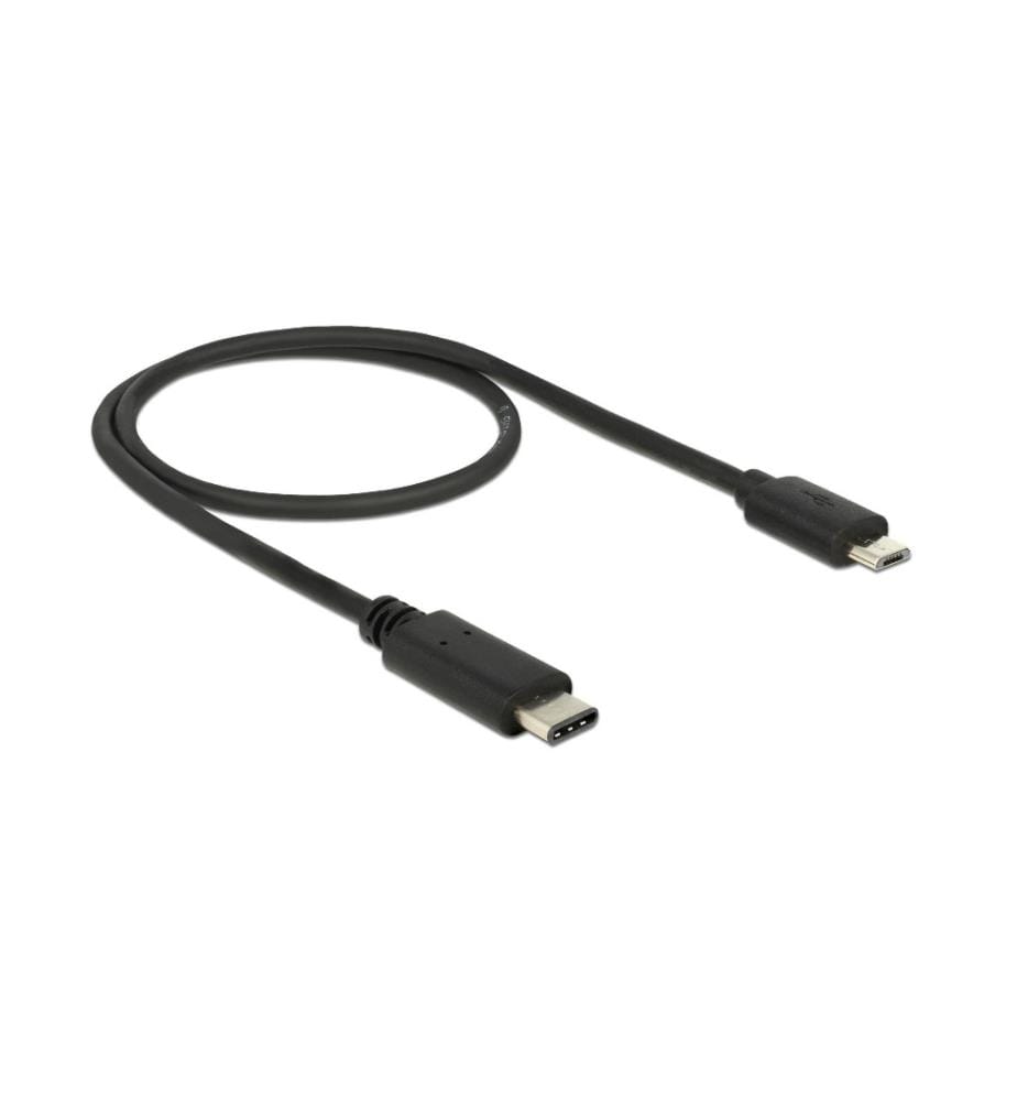 DELOCK - USB 2.0-Kabel  USB C - Micro-USB B 0.5 m