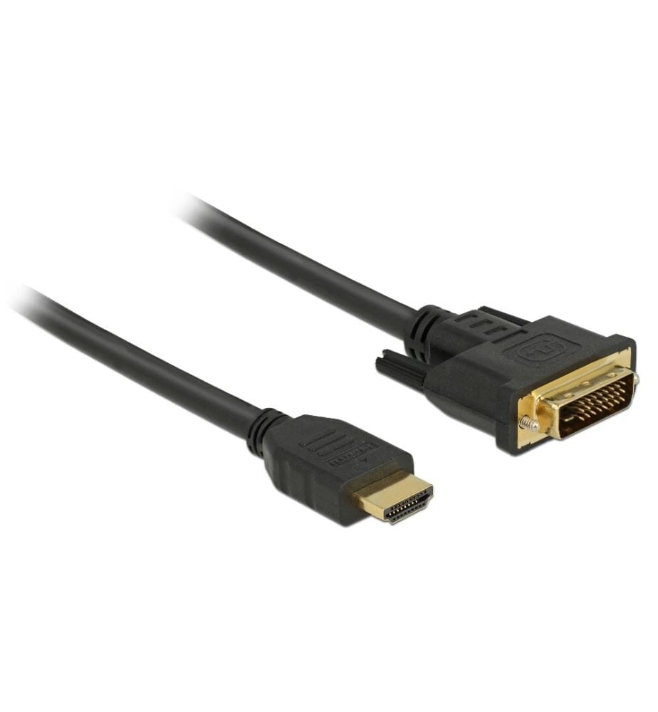 DELOCK - Kabel HDMI – DVI, 1 m, bidirektional