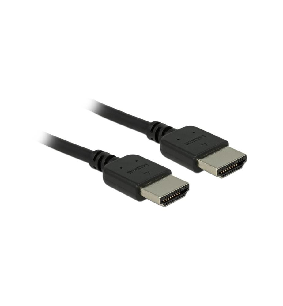 DELOCK - Kabel hochflexibel, 4K 60Hz HDMI - HDMI, 1.5 m, Schwarz