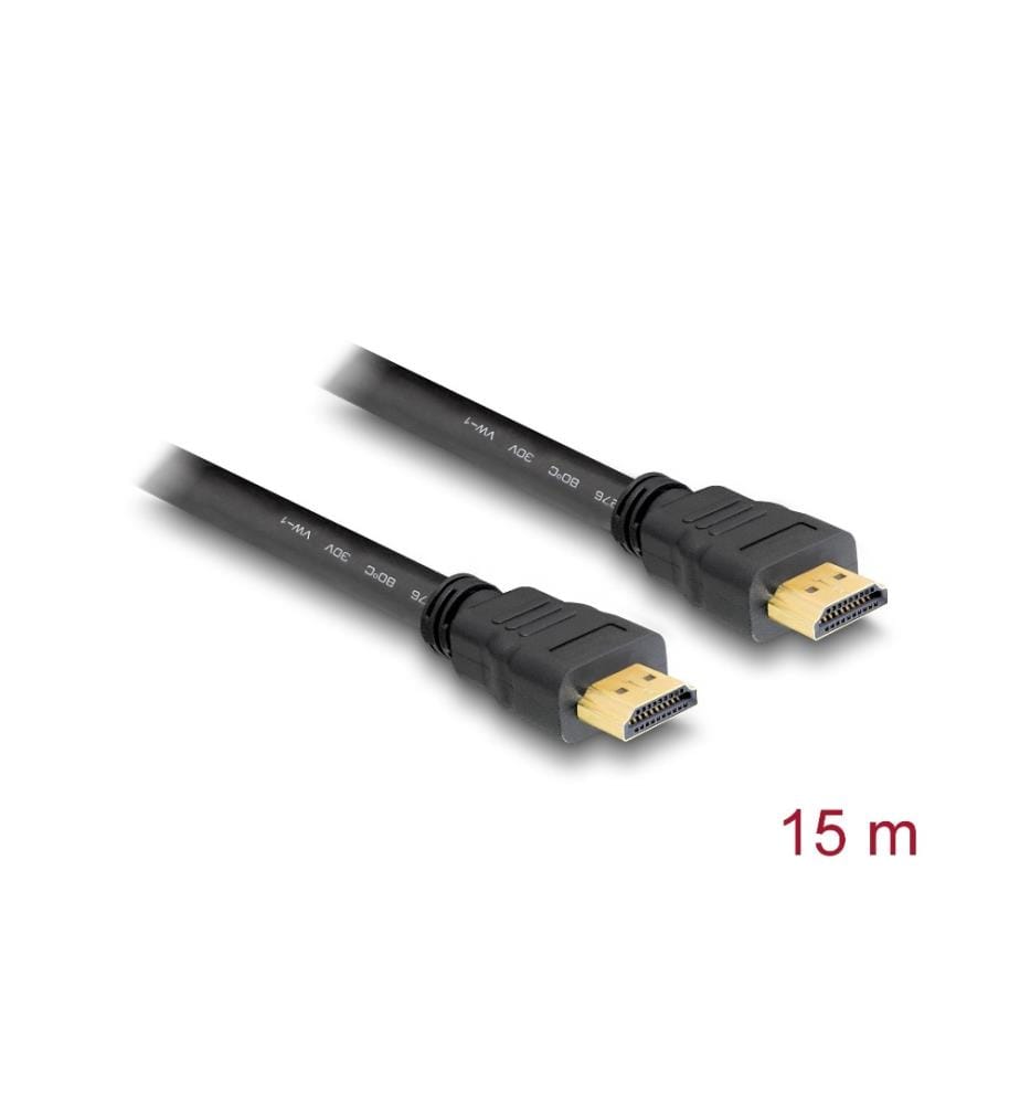 DELOCK - Câble 4K 30Hz HDMI - HDMI, 15 m