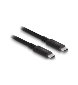 DELOCK - Câble USB4 40 Gbps coaxial USB C - USB C 1.2 m