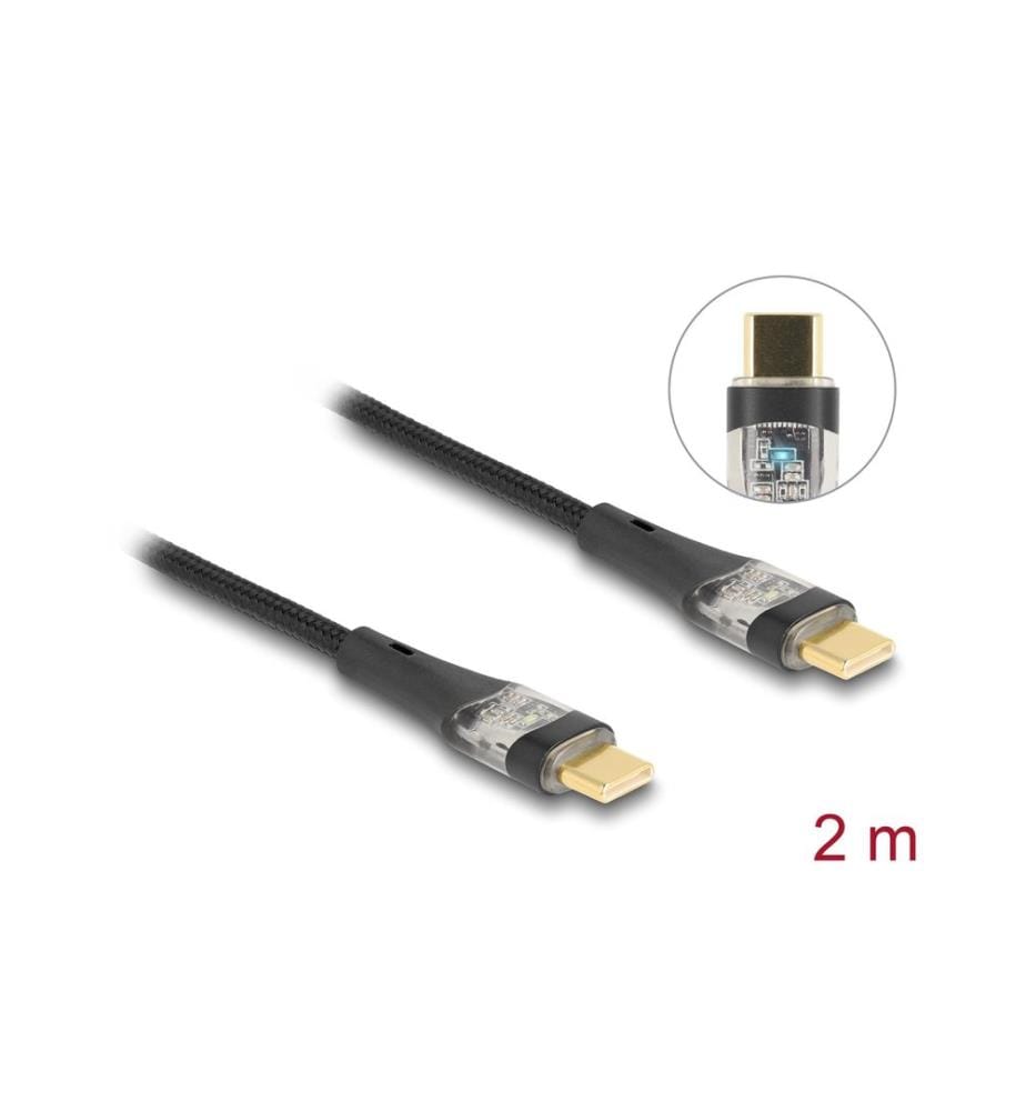 DELOCK - USB 2.0-Kabel PD 3.0 100W USB-C - USB-C 2 m