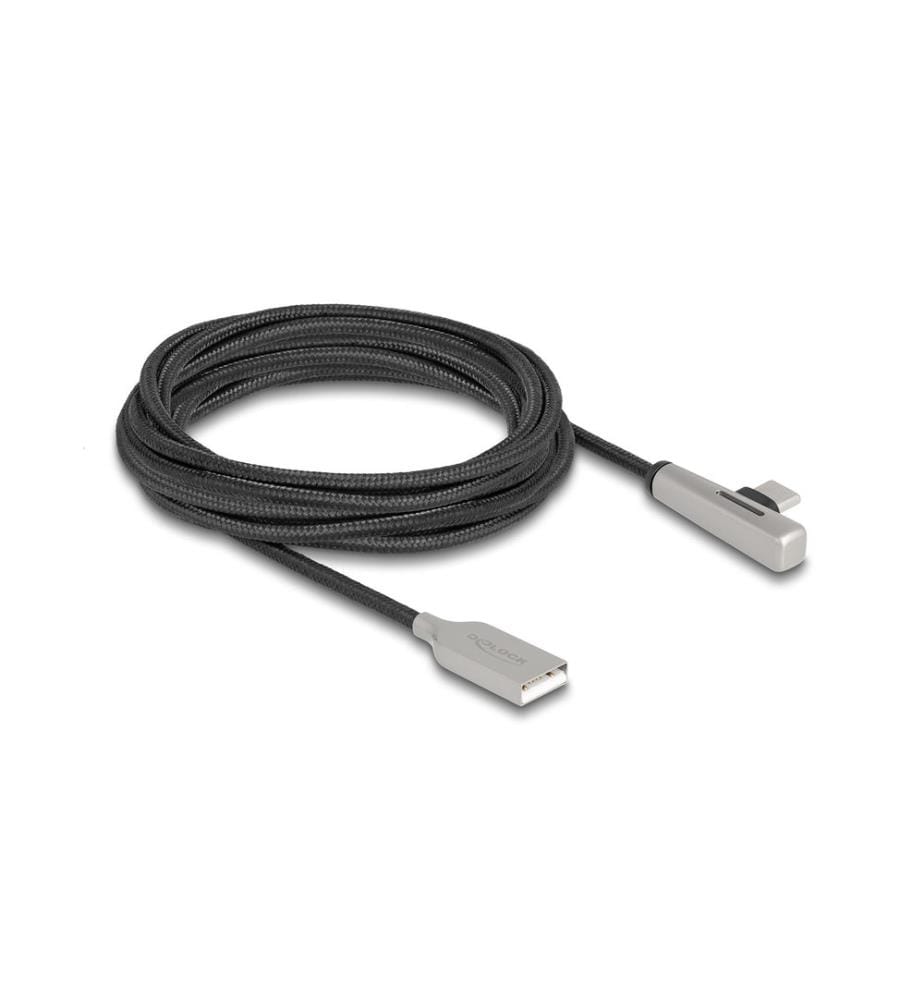 DELOCK - USB 2.0-Kabel Schnelladefunktion 60 W USB-A - USB-C 3 m