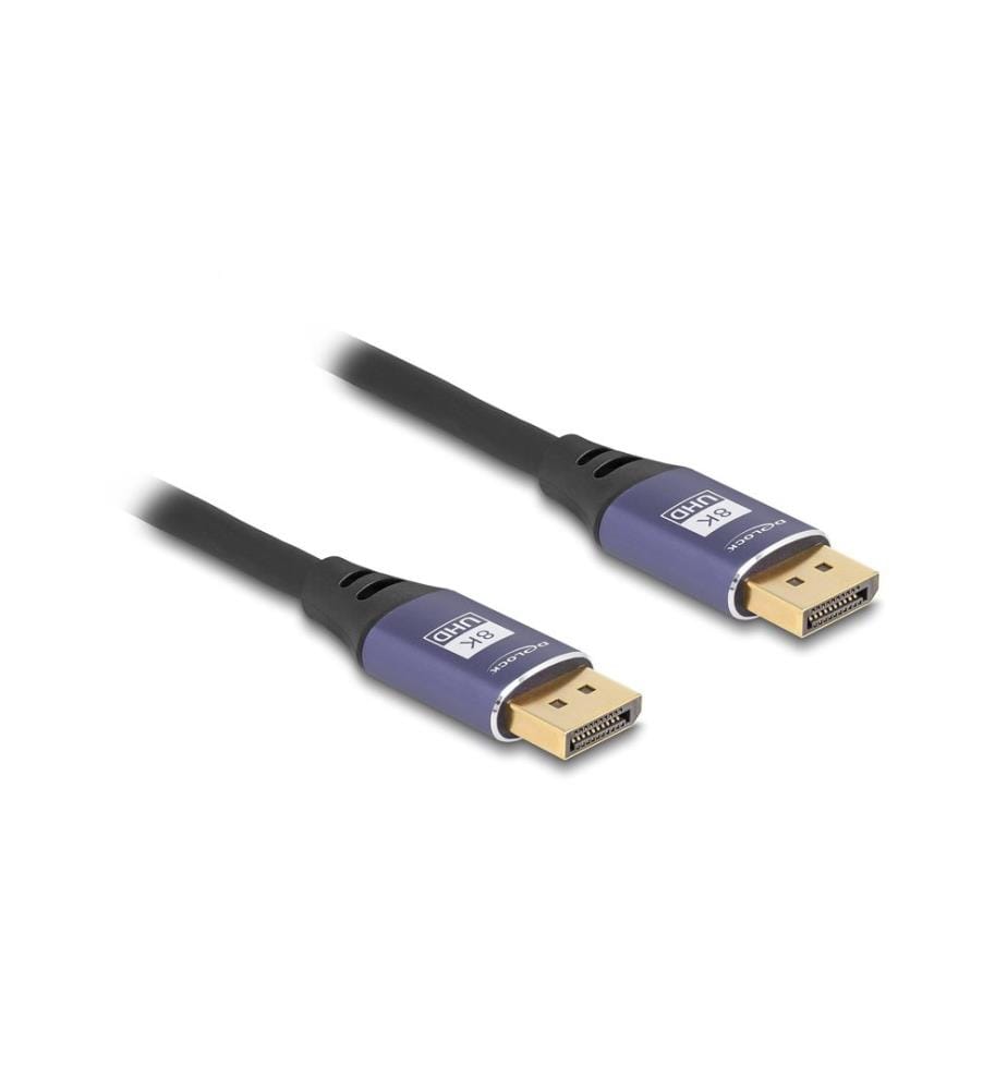 DELOCK - Câble 8K 60 Hz DisplayPort - DisplayPort, 2 m, Lilas