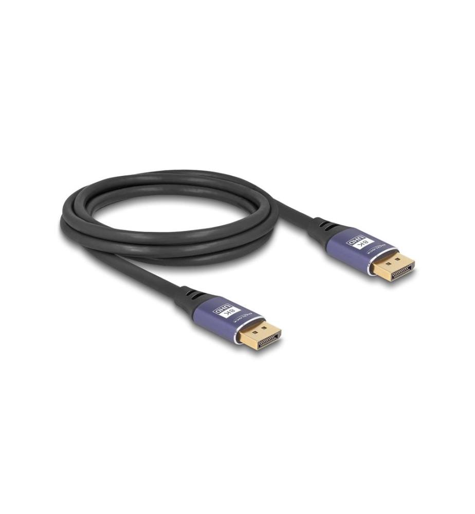DELOCK - Câble 8K 60 Hz DisplayPort - DisplayPort, 2 m, Lilas